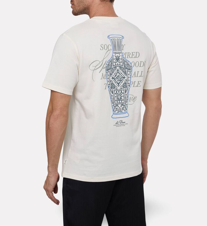 Les Deux Short-sleeve Regular-fit T-shirt, White, Xl, Model View