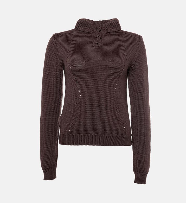 Ba and Sh Button Placket Long-sleeve Pull, Packshot View