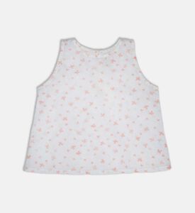 بلوزة بطبعة أزهار للبنات