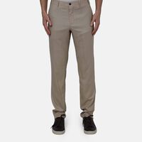Cotton Twill Blend Tailored Trousers