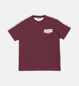 تيشيرت قطني مزين بجيب