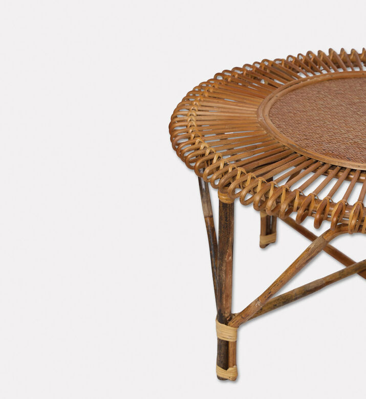 Home Deco and More Flower Design Round-shape Table, Packshot View