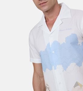 Morney Short-sleeve Cloud-print Shirt
