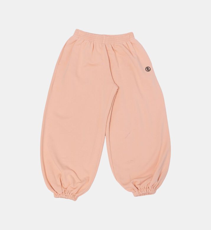 Wide-legged Fleece Jogger Pants