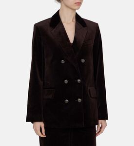 بليزر فاسكا مخمل بصفي أزرار