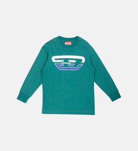 Cotton Flocked Texture T-shirt