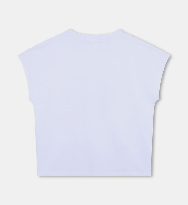 تيشيرت جيرسيه مزروع عضوي بأكمام قصيرة