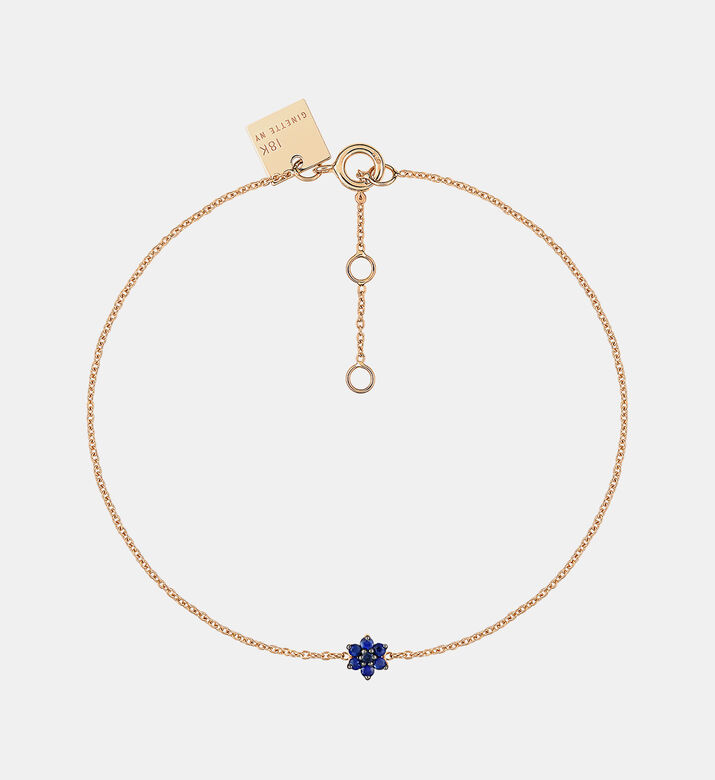 Mini Sapphire Star 18k Bracelet