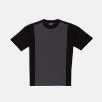 Cotton Color-blocked Design T-shirt