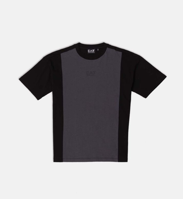 Cotton Color-blocked Design T-shirt Cotton Color-blocked Design T-shirt