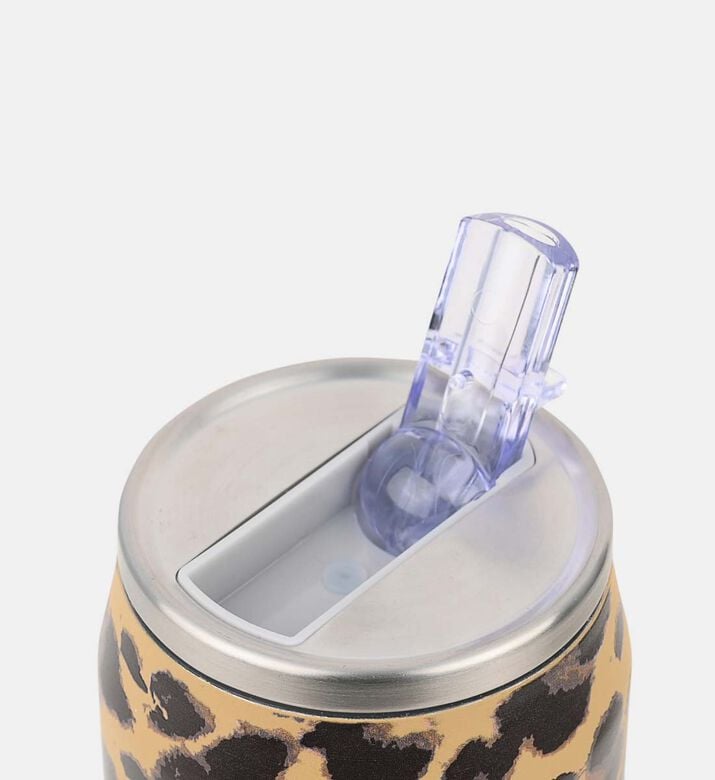 كوب سفر عازل للحرارة بطبعة نمر مرقطة كوب سفر عازل للحرارة بطبعة نمر مرقطة