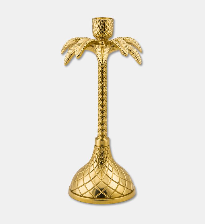 Tohfa Luxe Candle Holder Gold Palm Glow L, Packshot View