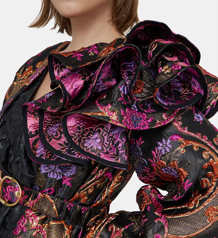 كاب بحزام الجاكار مزين بزهور