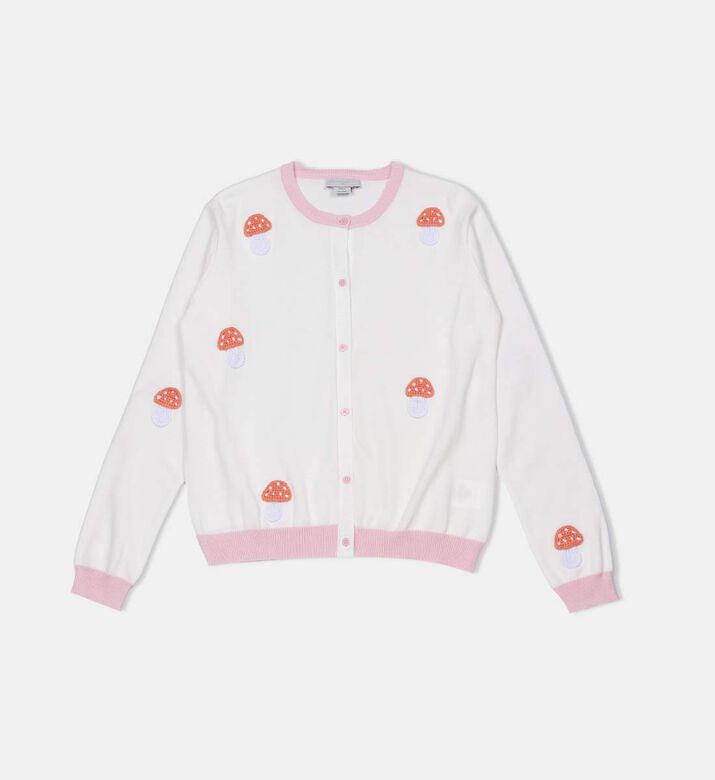 Mushroom Delight Knit Cardigan