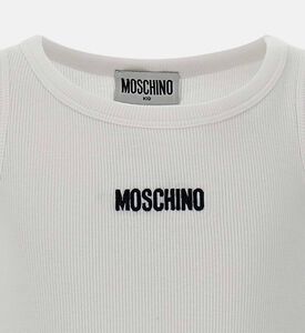 Moschino BKT Ribbed Sleeveless Tank Top, Packshot View