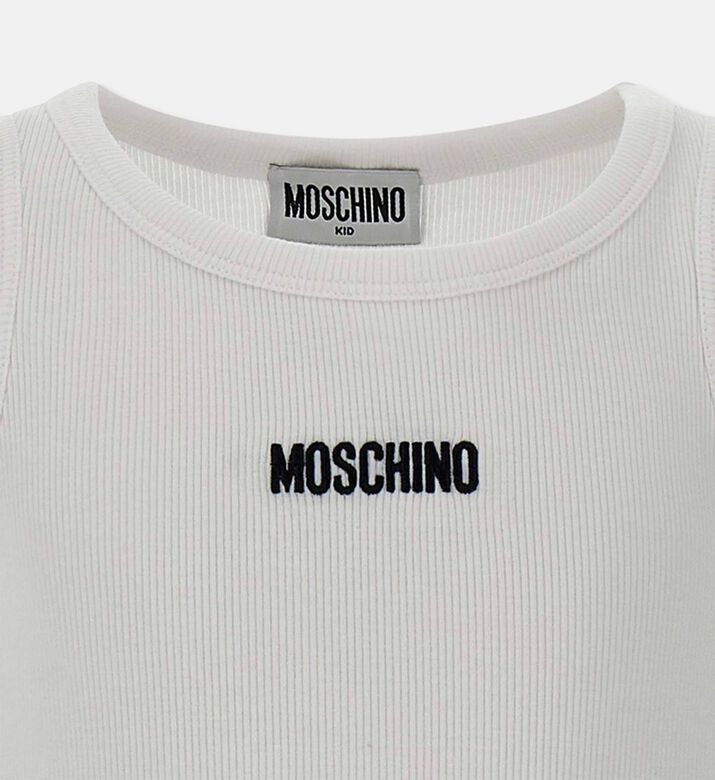 Moschino BKT Ribbed Sleeveless Tank Top, Packshot View