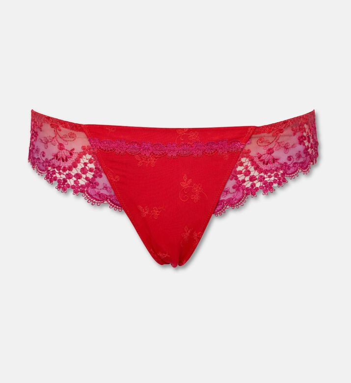 Simone Perele Floral-embroidery Mid-rise Tanga, Packshot View