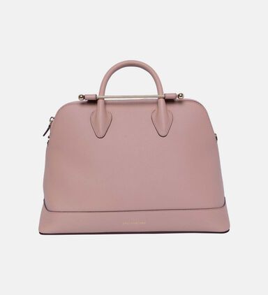 Dome Calf Leather Midi Bag