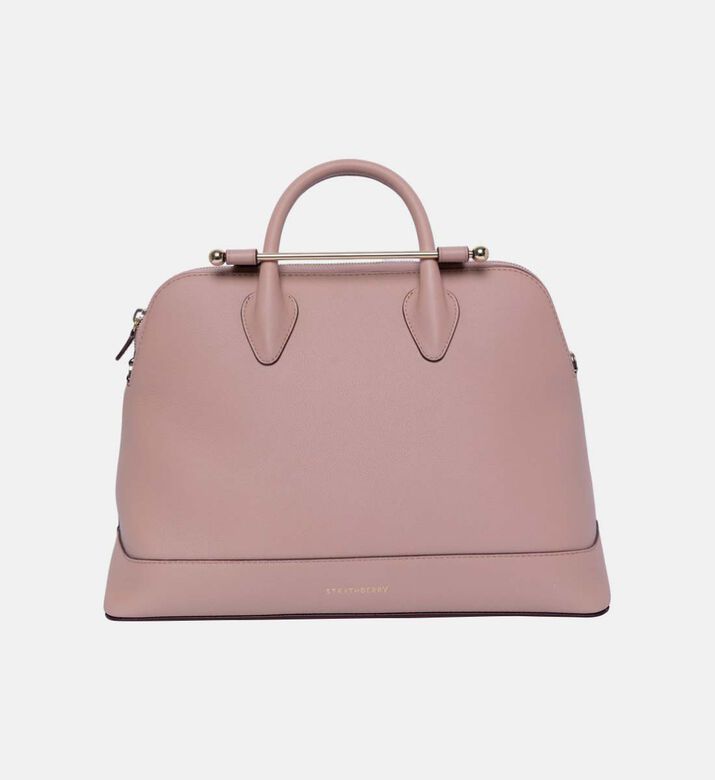 Dome Calf Leather Midi Bag