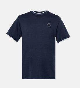 Hackett London Stripe-print Short-sleeve T-shirt, Navy, Xl, Packshot View