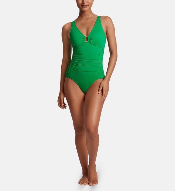 One-piece Center Front Ring Swimsuit One-piece Center Front Ring Swimsuit