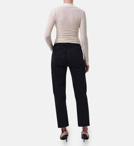 Citizen of Humanity Straight-leg Button Closure Pants, Model View