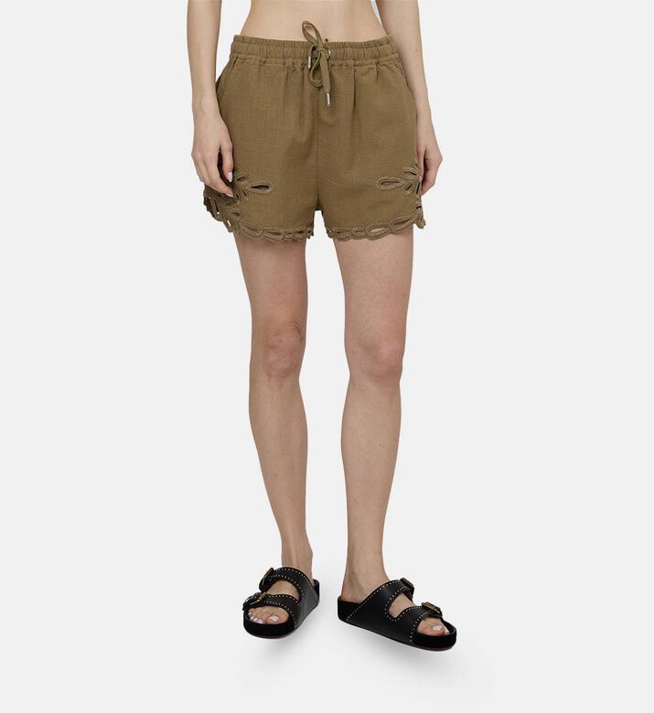 Safa Openwork Cotton Shorts