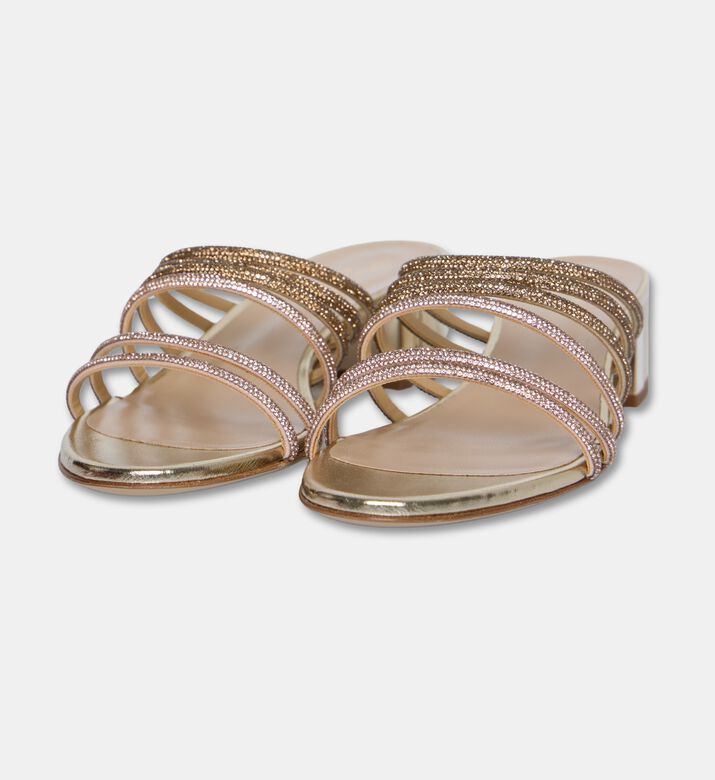 Baldinini Shoes Sandal Heel, Gold, Eu-36, Packshot View
