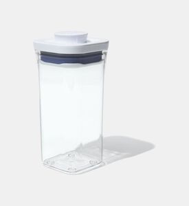 علبة طعام بلاستيكية صغيرة مربعة