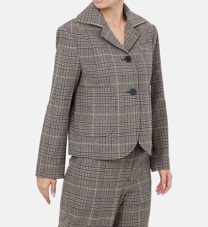 Scotland Wool Checkered Jacket Scotland Wool Checkered Jacket