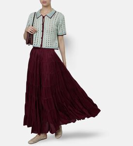 Forte-Forte Handmade Crochet-knit Cardigan, Model View