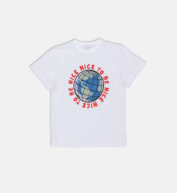 Globe Graphic-print T-shirt