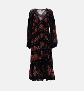 Farm Rio All-over Flower-print Flared Dress, Packshot View