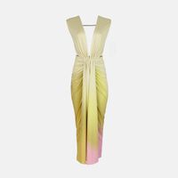Sleeveless V-neck Maxi Dress