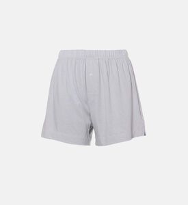 Linen Lounge Elastic Waist Shorts