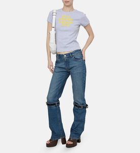 Hybrid Woven Denim Pants