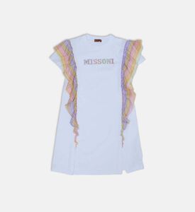 فستان بنمط تيشيرت مكشكش