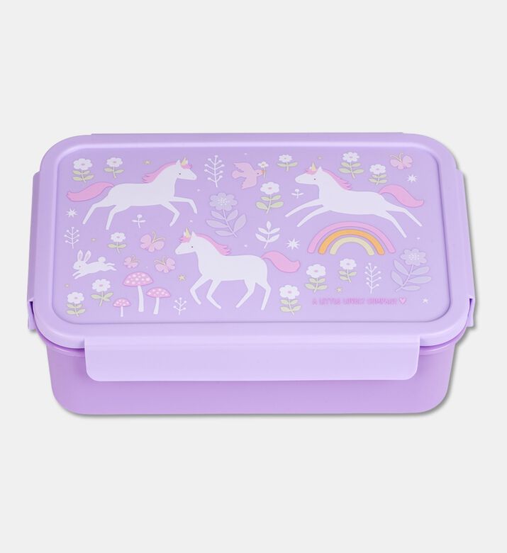 A Little Lovely Company Bento Lunch Box Unicorn, Packshot View