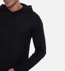 Vince Pima Long-sleeve Regular-fit Hooded Sweater, Model View