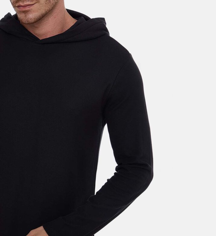 Vince Pima Long-sleeve Regular-fit Hooded Sweater, Model View Vince Pima Long-sleeve Regular-fit Hooded Sweater, Model View