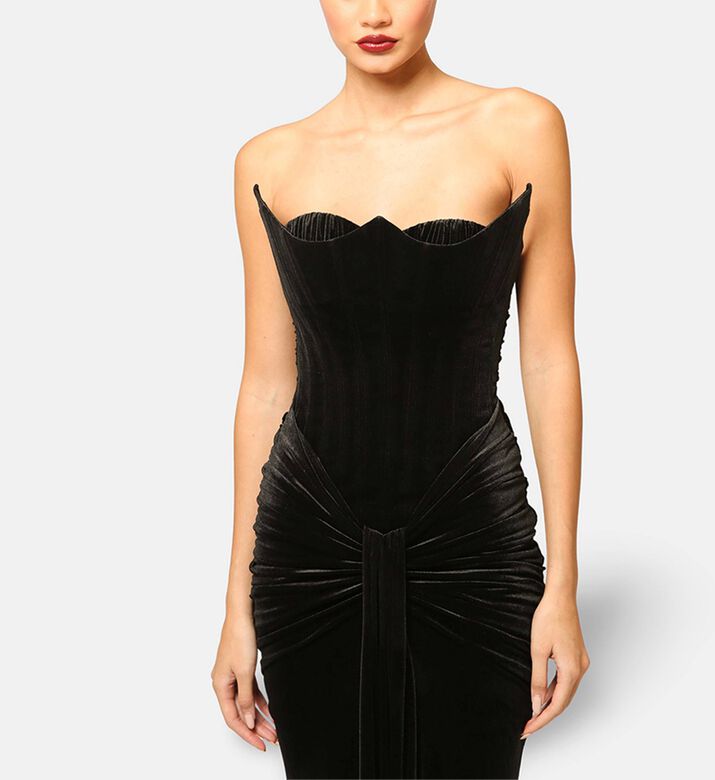 Zeena Zaki Dress Long, Model View