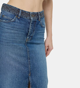 تنورة ماث متوسطة الطول