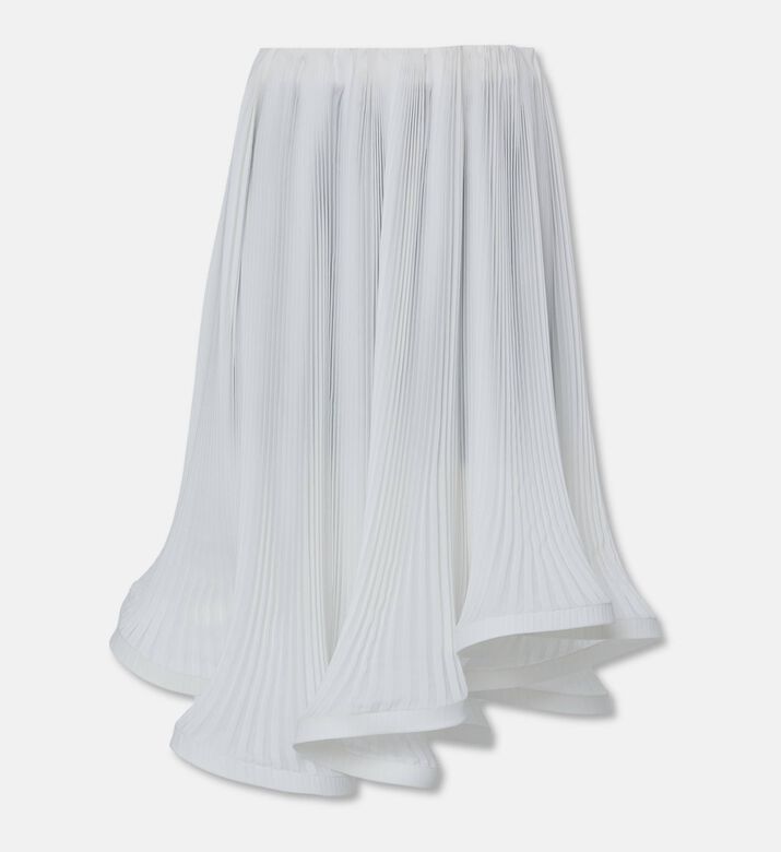 Rowen Rose Skirt Georgette, White, 36, Packshot View