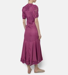 Farm Rio Richelieu Embroidered Maxi Dress, Model View