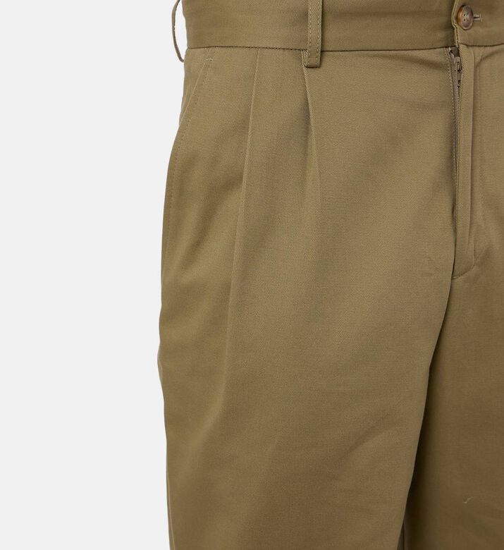 Maison Kitsune Pleated Design Regular-fit Pants, Model View