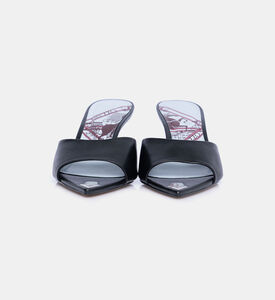 Leather Single Strap Heels