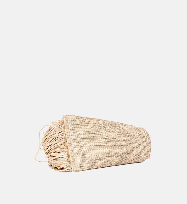 Viera Raffia Fringe Clutch Viera Raffia Fringe Clutch