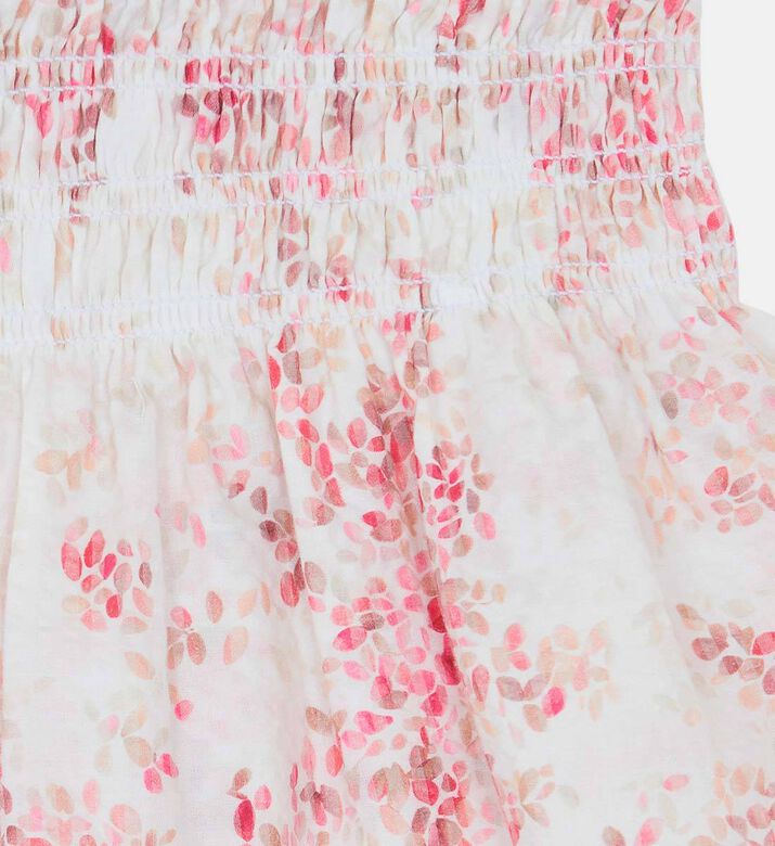 تنورة قصيرة بطبعة أزهار