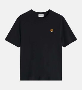 تيشيرت كلاسيكي بقصّة عادية بتطريز رأس ثعلب