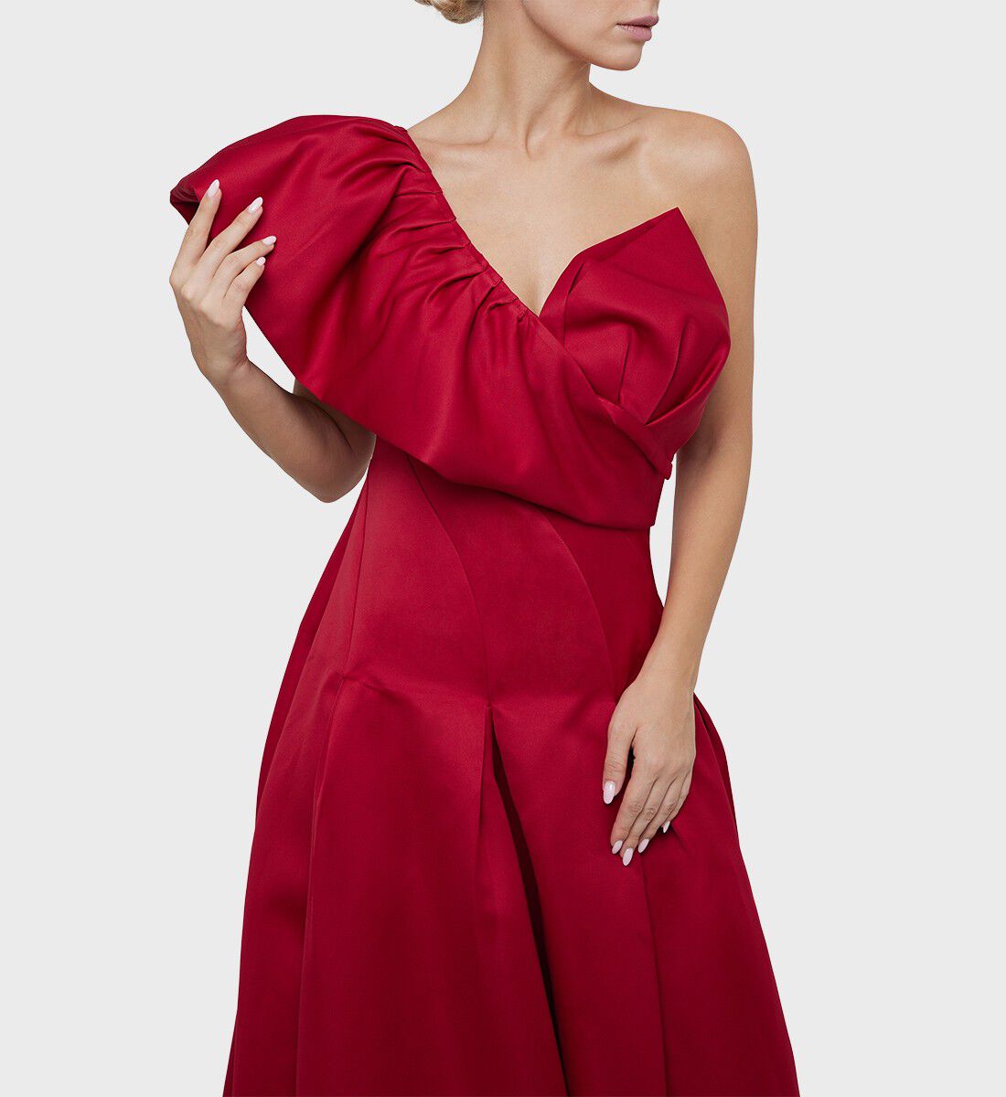 Long ruffle new arrivals dress